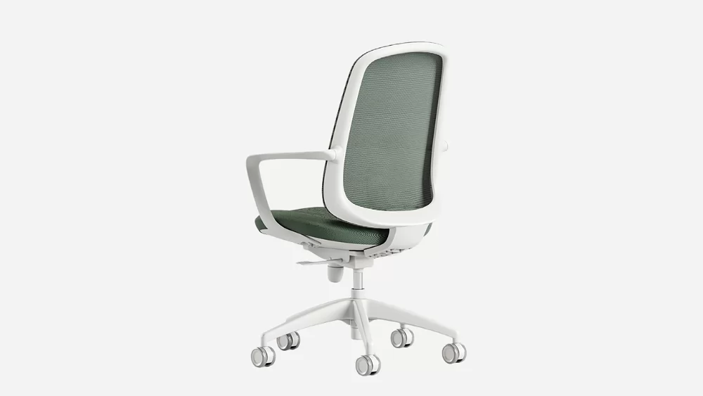 Mid-Back Ergonomic Chair Without Headrest