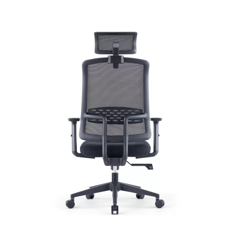 ZUOWE Ergonomic Executive office chair Cervical curve headrest design